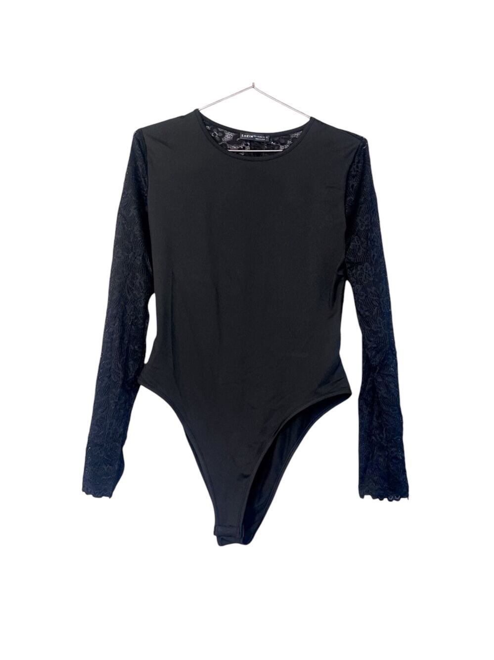 SHEIN frenchy Lace Open Back Bodysuit - Size Large - New with Tags